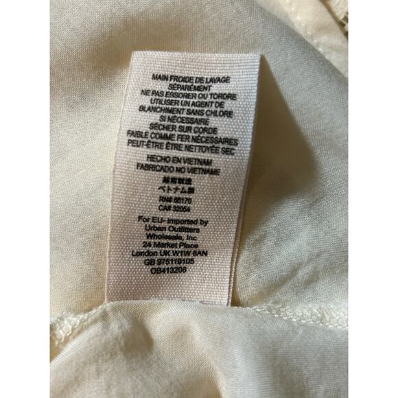 Free People Tu Es La Lace Swing Mini Dress in Ecru Sz XS Boho 70’s - Picture 9 of 9